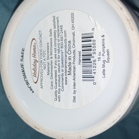 Pumpkin & squash latte travel mug (102323B). - Picture 3 of 3